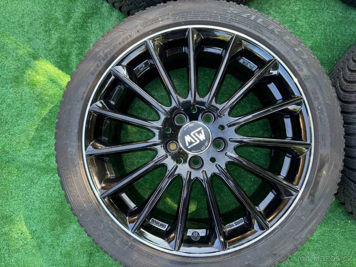 Alu kola Mercedes 5x112 R18 C class zima MSW - 3