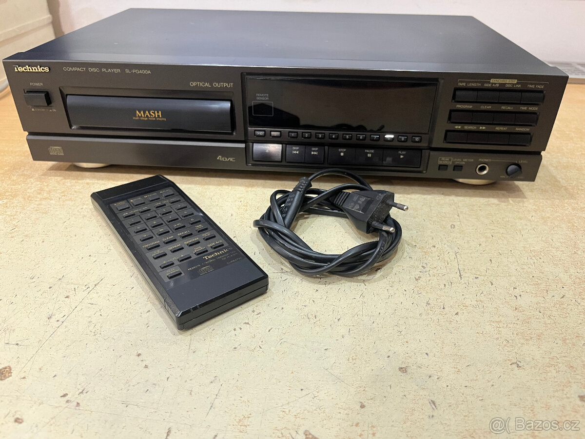 Technics CD přehrávač SL-PG400A, optika, DO, Level metr - 3