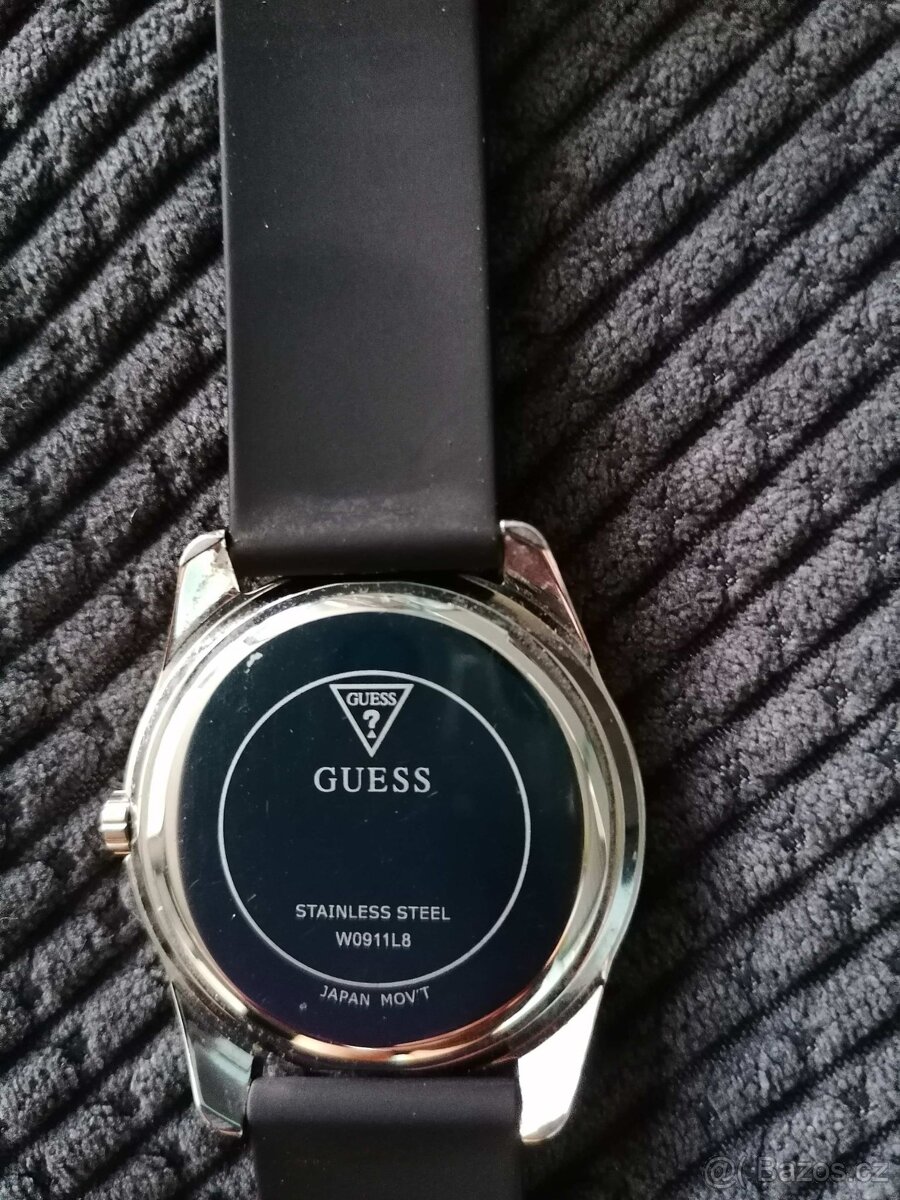 hodinky zn. Guess, stříbrné - 3