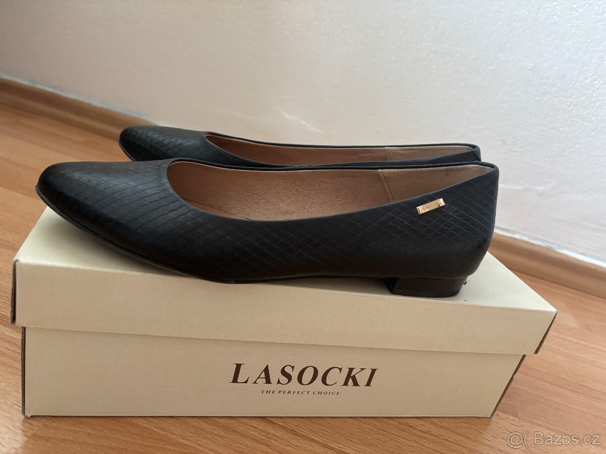 Kožené baleríny Lasocki - 3