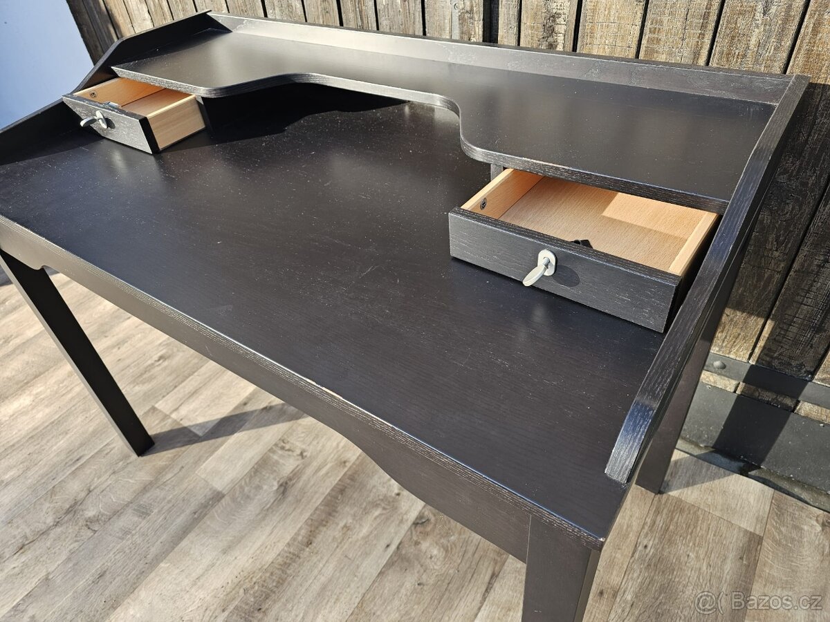 IKEA GUSTAV psací stůl - černohnědá - 3