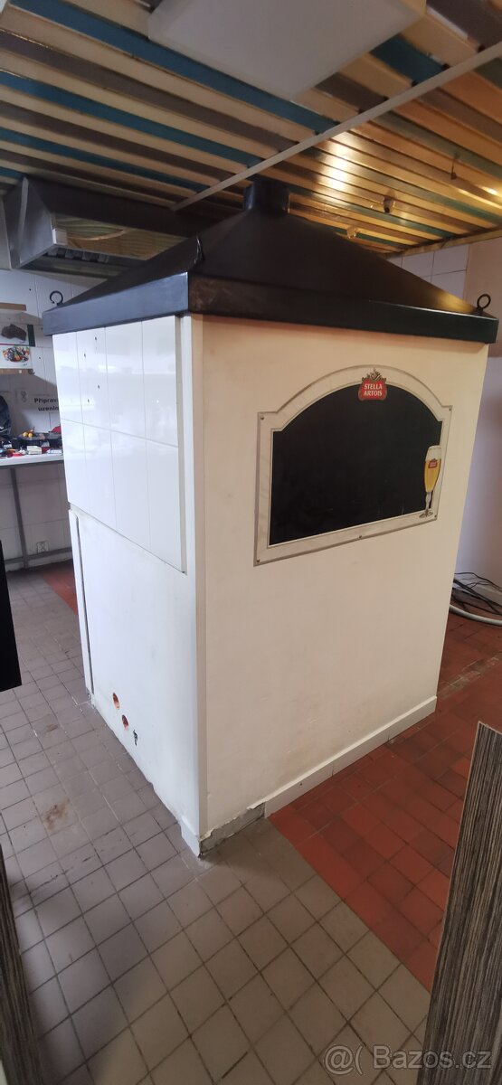 Podstavec, stůl, box a digestoř pro Pizza pec Redfox - 3