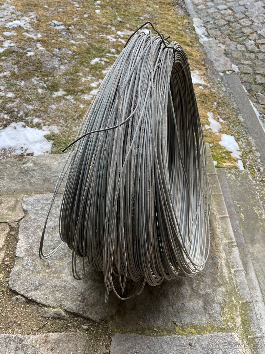 Vázací drát 3,5 mm, ocelový, zinkovaný - 3