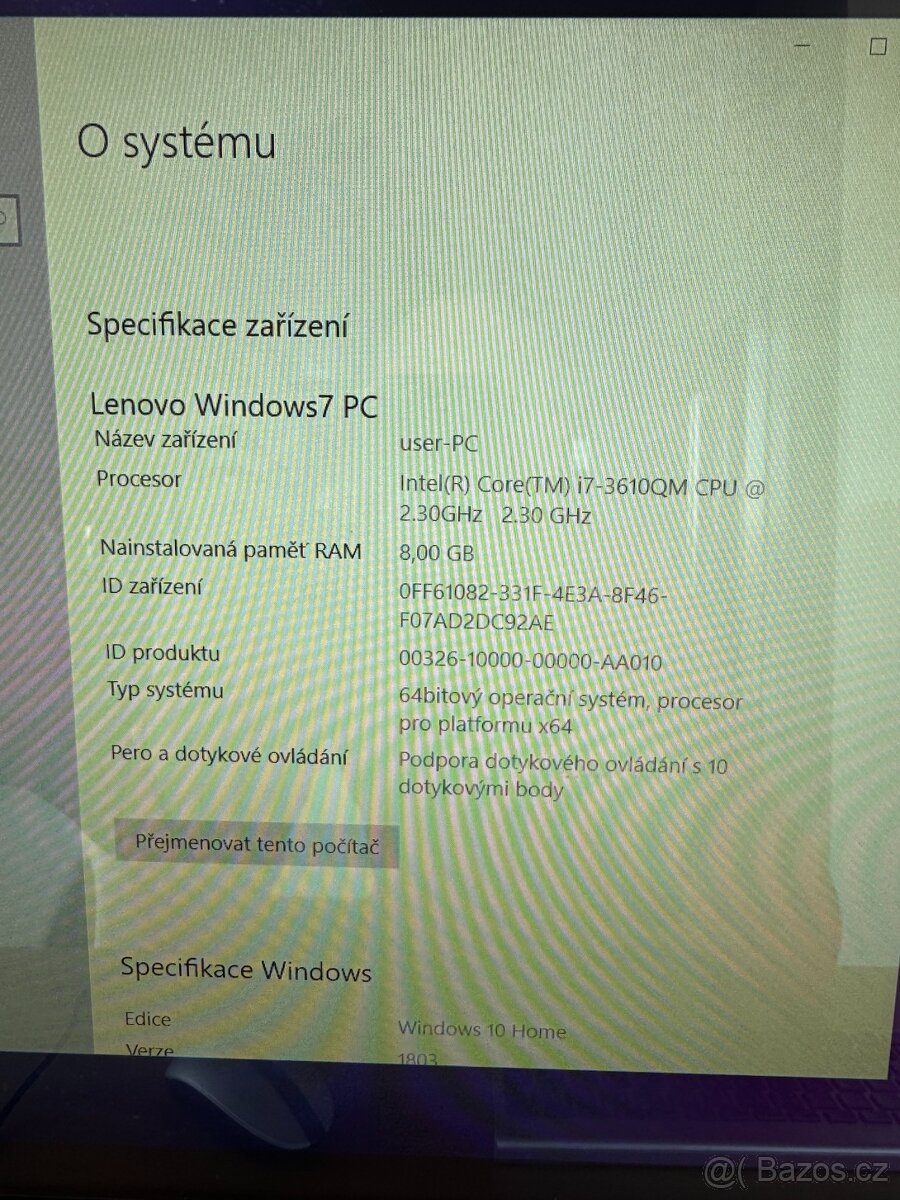 Lenovo All in One PC i7 2,3 GHz 8 GB RAM 1 TB HDD - 3