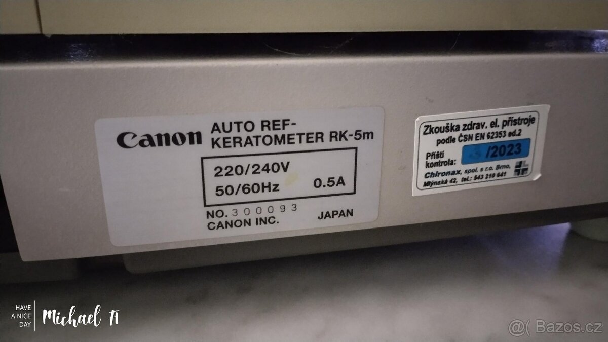 Autorefractor Keratometer CANON - 3