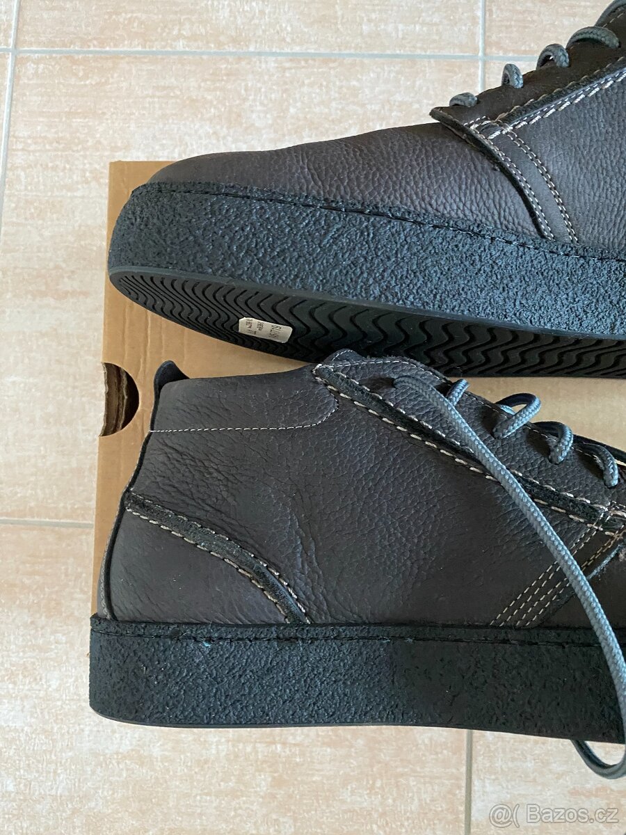 Nové pánské kožené zimní boty Baťa s kožichem - č. 44 - 3