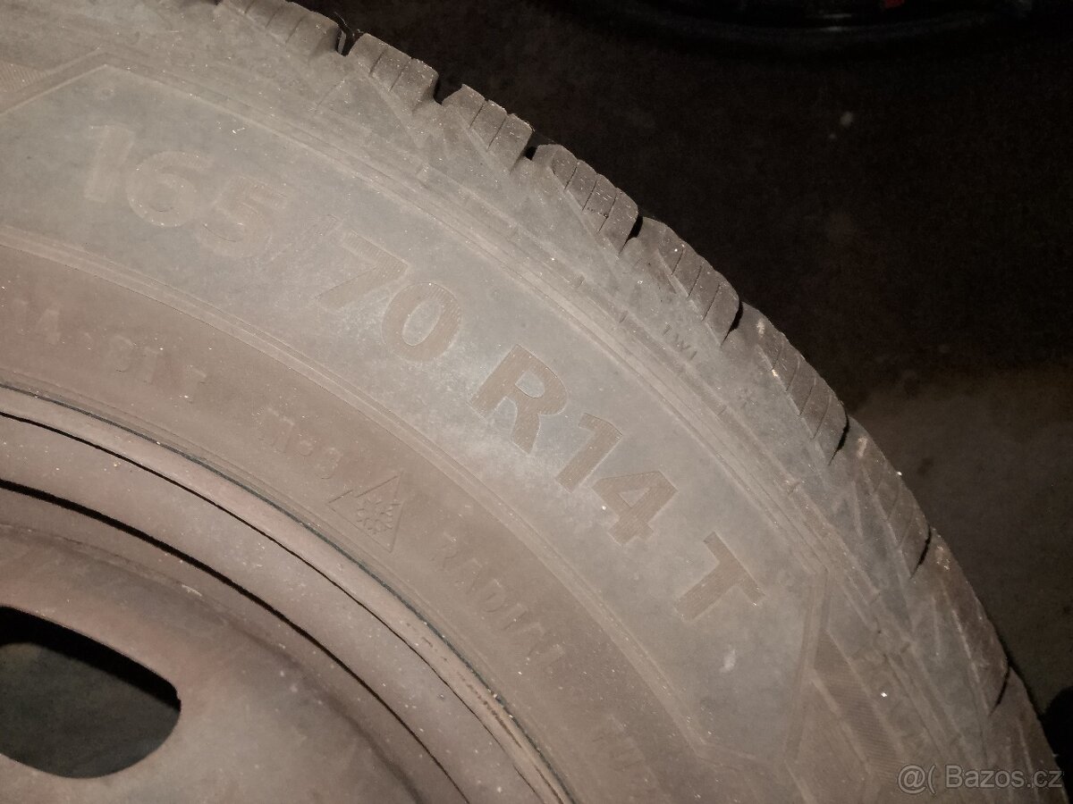 Kola r14 se zimními pneumatikami 165/70 - 3