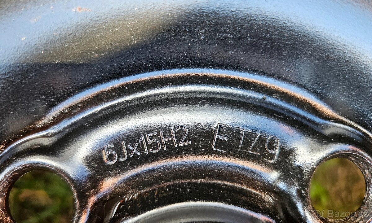 Opel Astra zimní kola pneumatiky 195/60 R15 disky 6Jx15 - 3