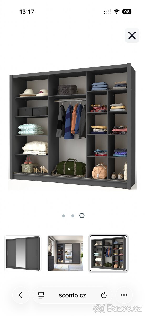 Prodám 1 měsíc starou skříň z důvodu stěhování - 3