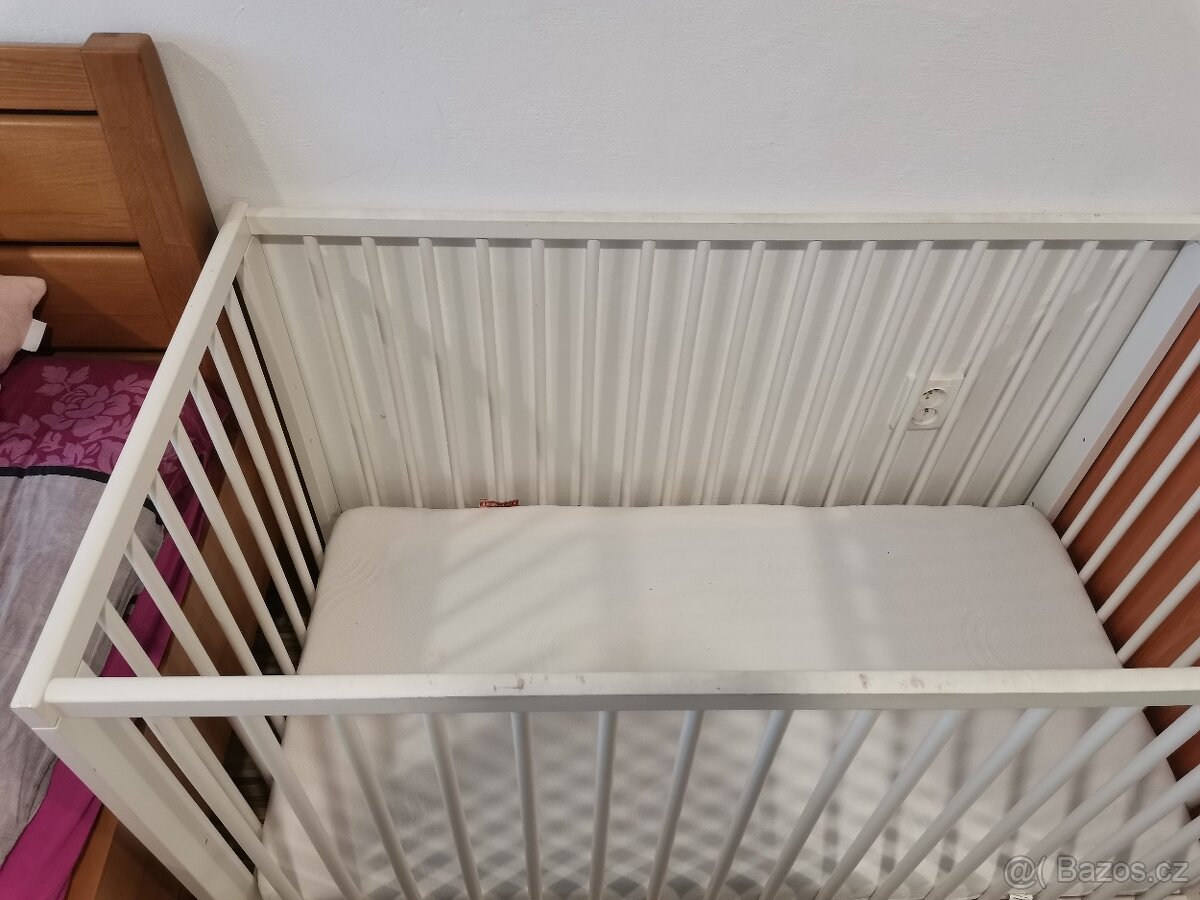 Postýlka IKEA + matrace FIKIMIKI - 3