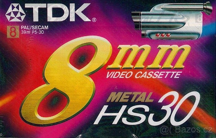 Prodám videokazety video8 TDK, BASF - 3