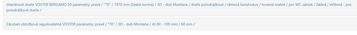 Interiérové dveře a zárubně Voster - 3