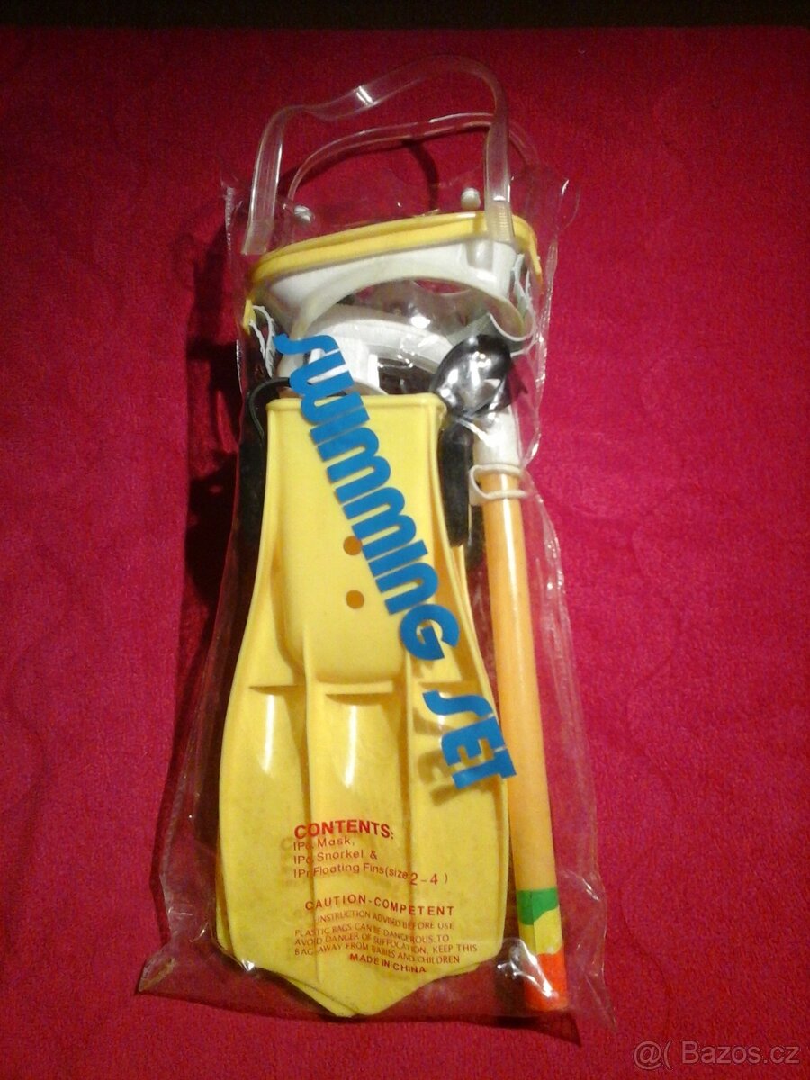 MASKA + ŠNORCHL+PLOUTVE PRO DĚTI - 3