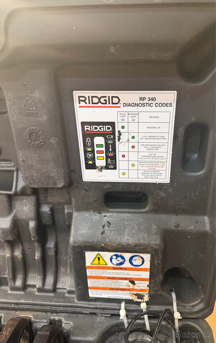 Lisovací kleště RIDGID RP340 - 3