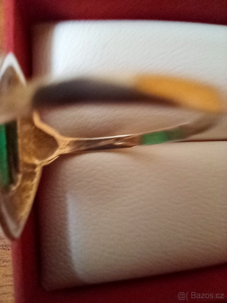 Art Deco stříbrný prsten - 3