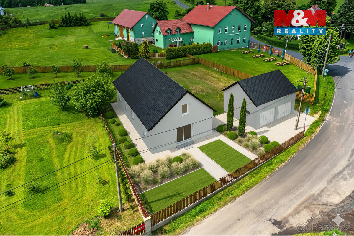 Prodej zasíťovaného pozemku, 1163 m2, Rychnov - Verneřice - 3