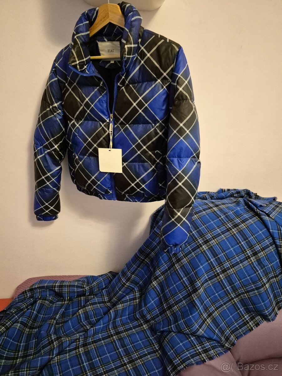 Nová dámská bunda vel S a Nová šála - 3