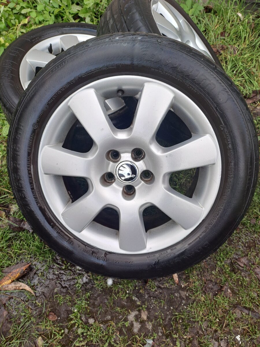 Alu kola 5x100 Octavia I,Golf IV 205//55 R16 - 3