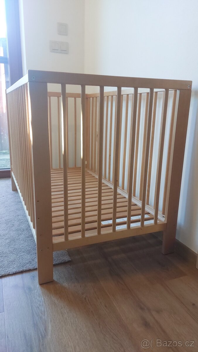 Dětská postýlka IKEA 120x60. - 3