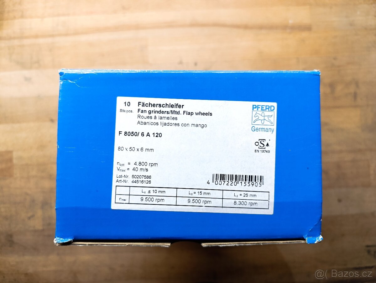 Lamelové brusné kotouče na stopce Pferd - 3