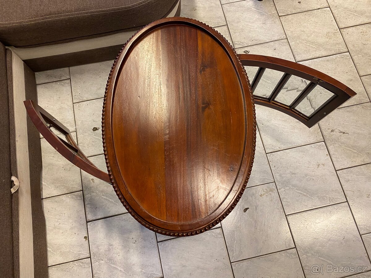 oválný bar servírovací stolek - 3