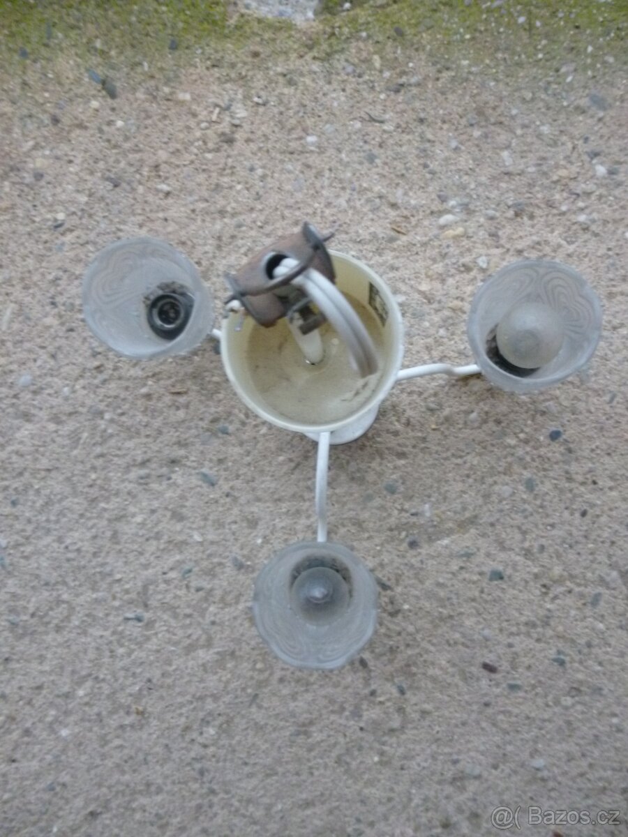 Lustr Retro tříramenný - elegantní - 3