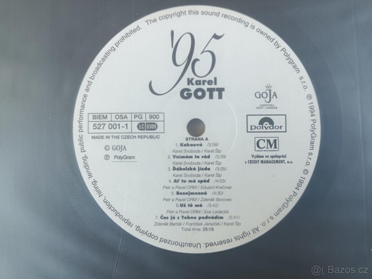 Karel Gott – '95 (LP) - 3
