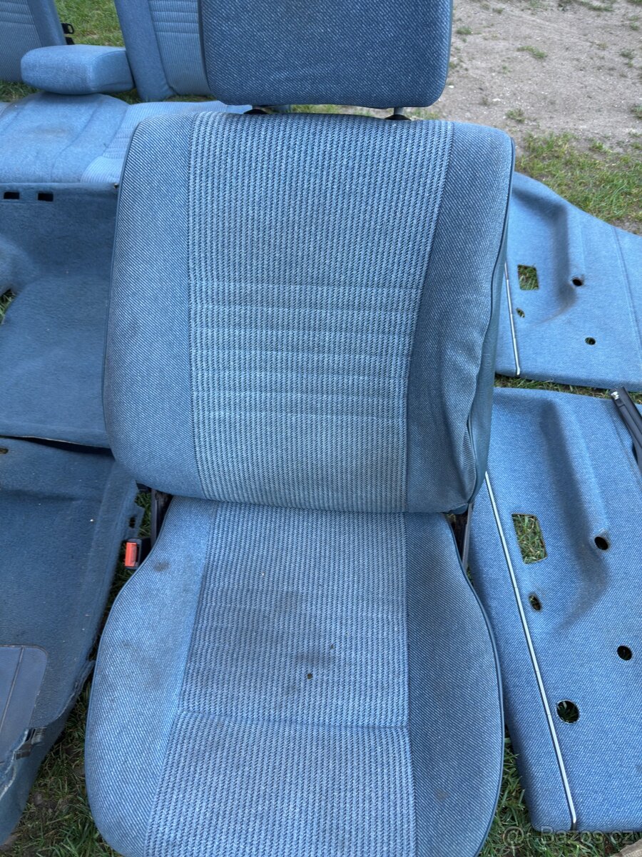 Modry interie vw jetta mk2 kompletni - 3