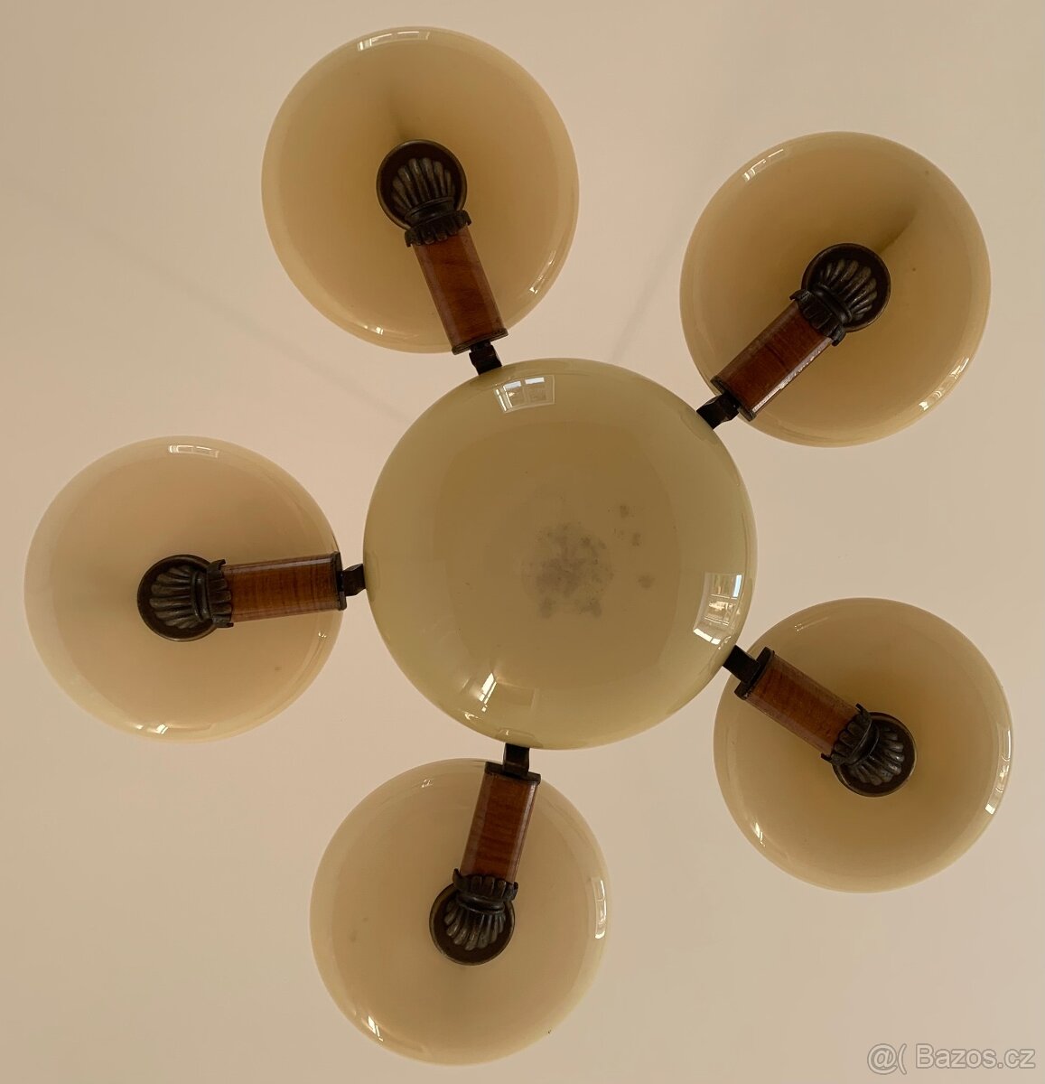 PRODÁM PRVOREPUBLIKOVÝ PĚTIRAMENNÝ LUSTR - 3