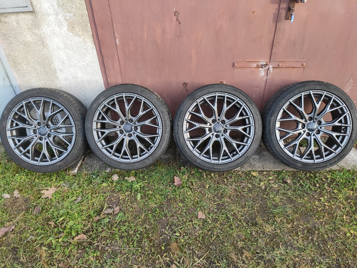 ALU 8xj18 et48 + letní 225/40/18 Octavia 3 - 3