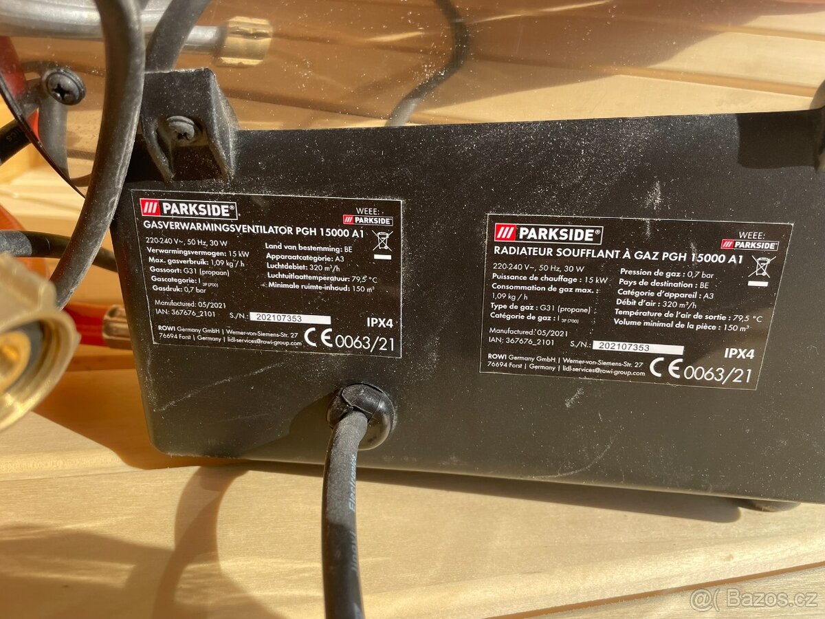 Plynový teplomet / Elektrický teplomet - 3