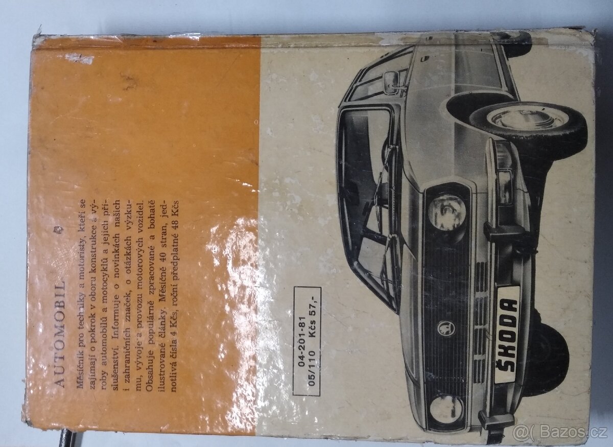 Prodám návod na údržbu a opravy aut škoda 105 a 120 - 3