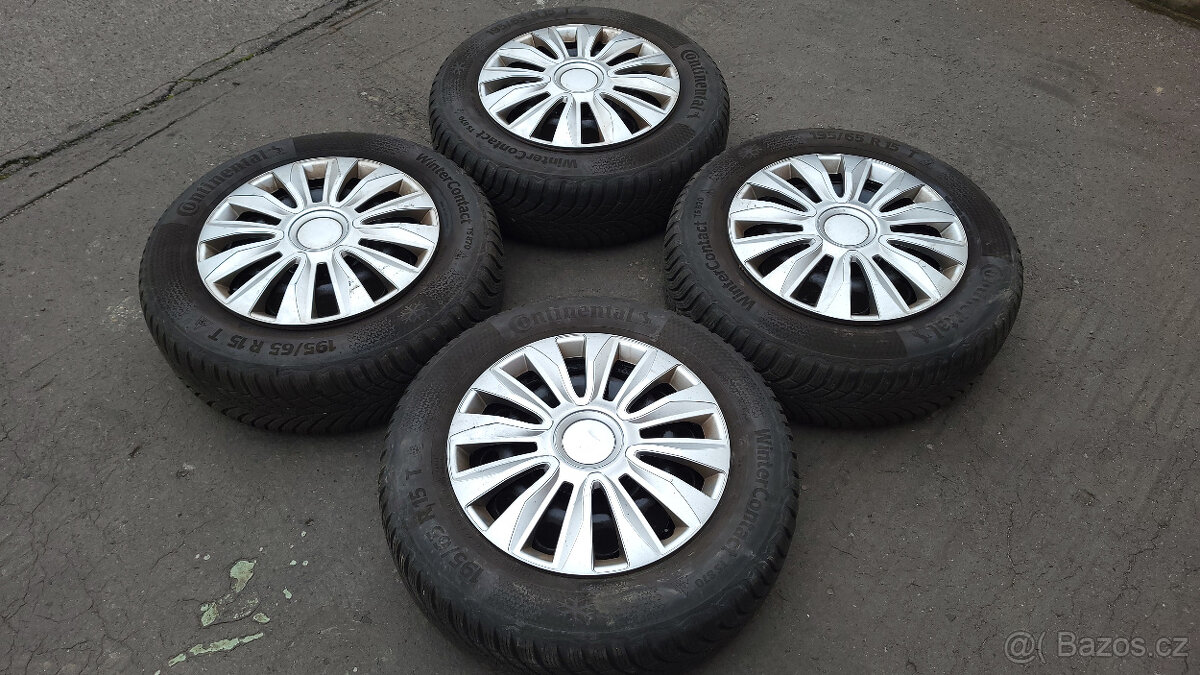 Zánovní zimní kola Conti 15" 5x112 Sharan, Alhambra, Galaxy - 3