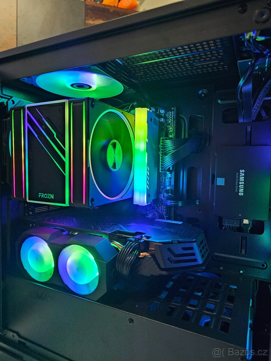 Herní počítač, ryzen 5, RX 580 8GB, SSD - 3