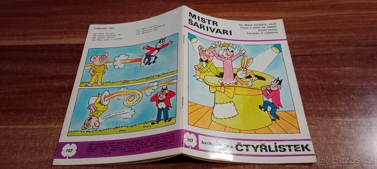 Čtyřlístek č. 107 - 115. Ročník 1983 - 3