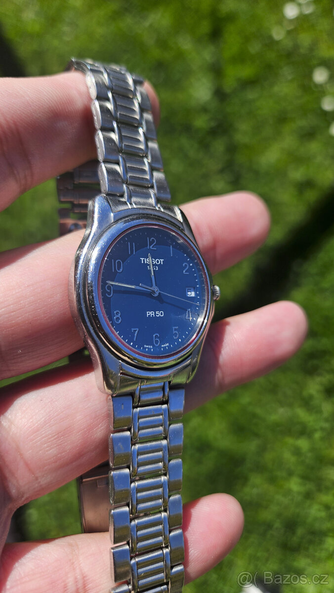 Quartz hodinky TISSOT PR50 modré - 3