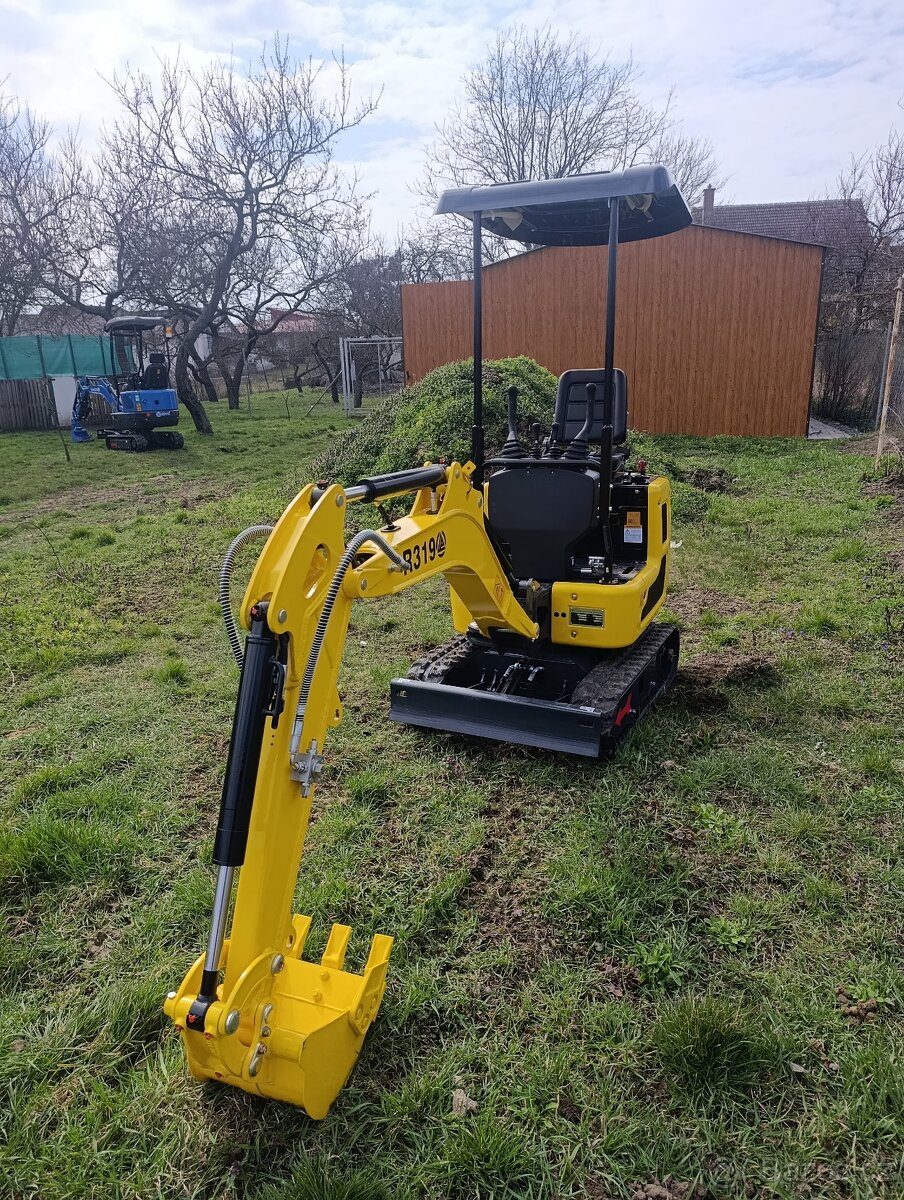 Bagr pásový minibagr RIPPA 1t - 3