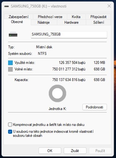 Externí USB disk Samsung 750GB HDD 2,5" - 3