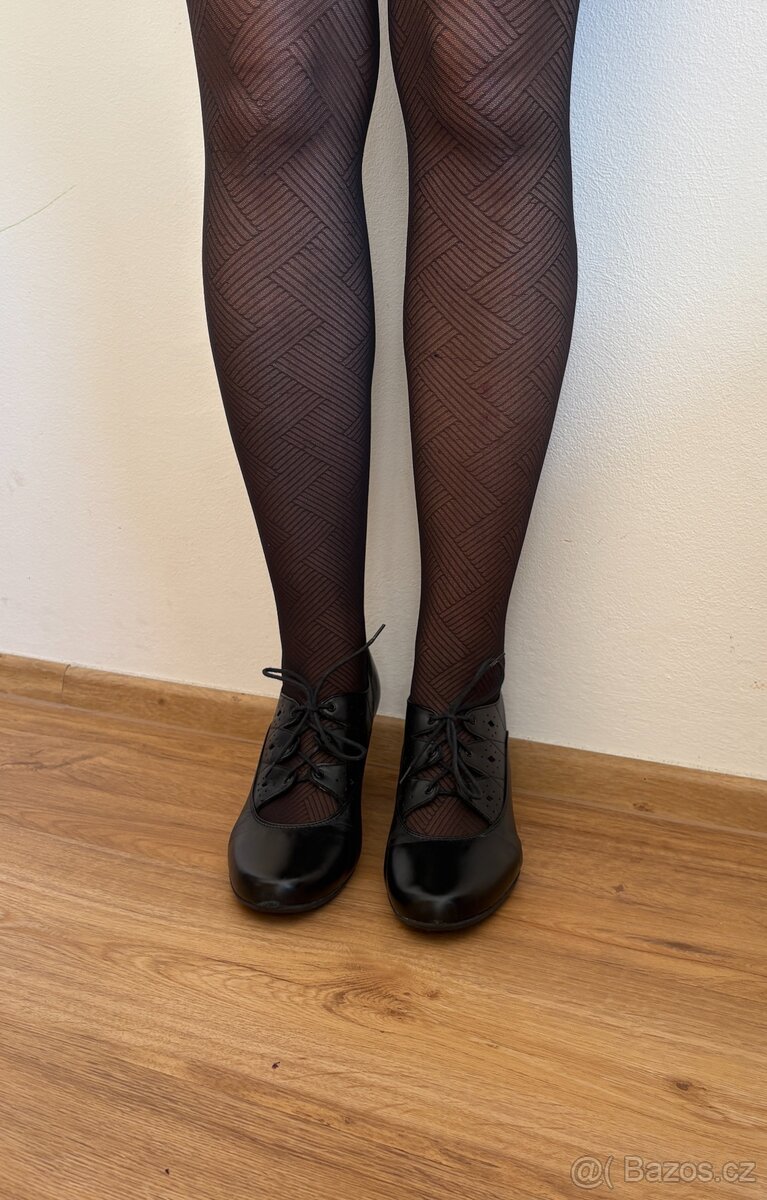 Kožené šněrovací lodičky Lasocki - 3