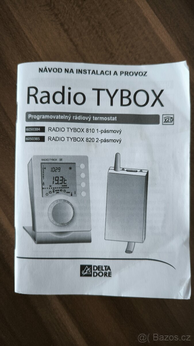 Bezdrátový termostat Delta Dom Tyboxm X2D - 3