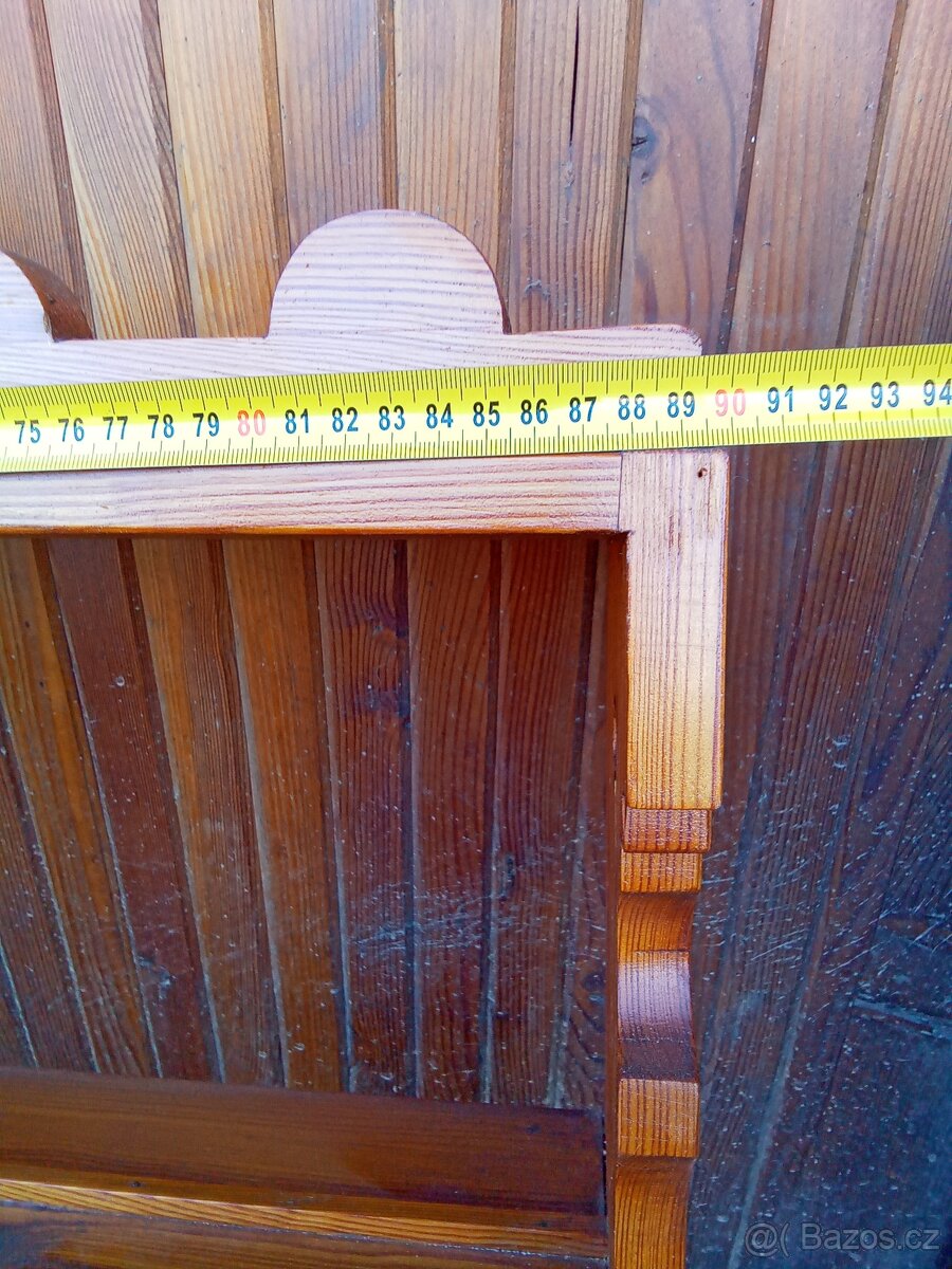 Velká dřevěná police - 3