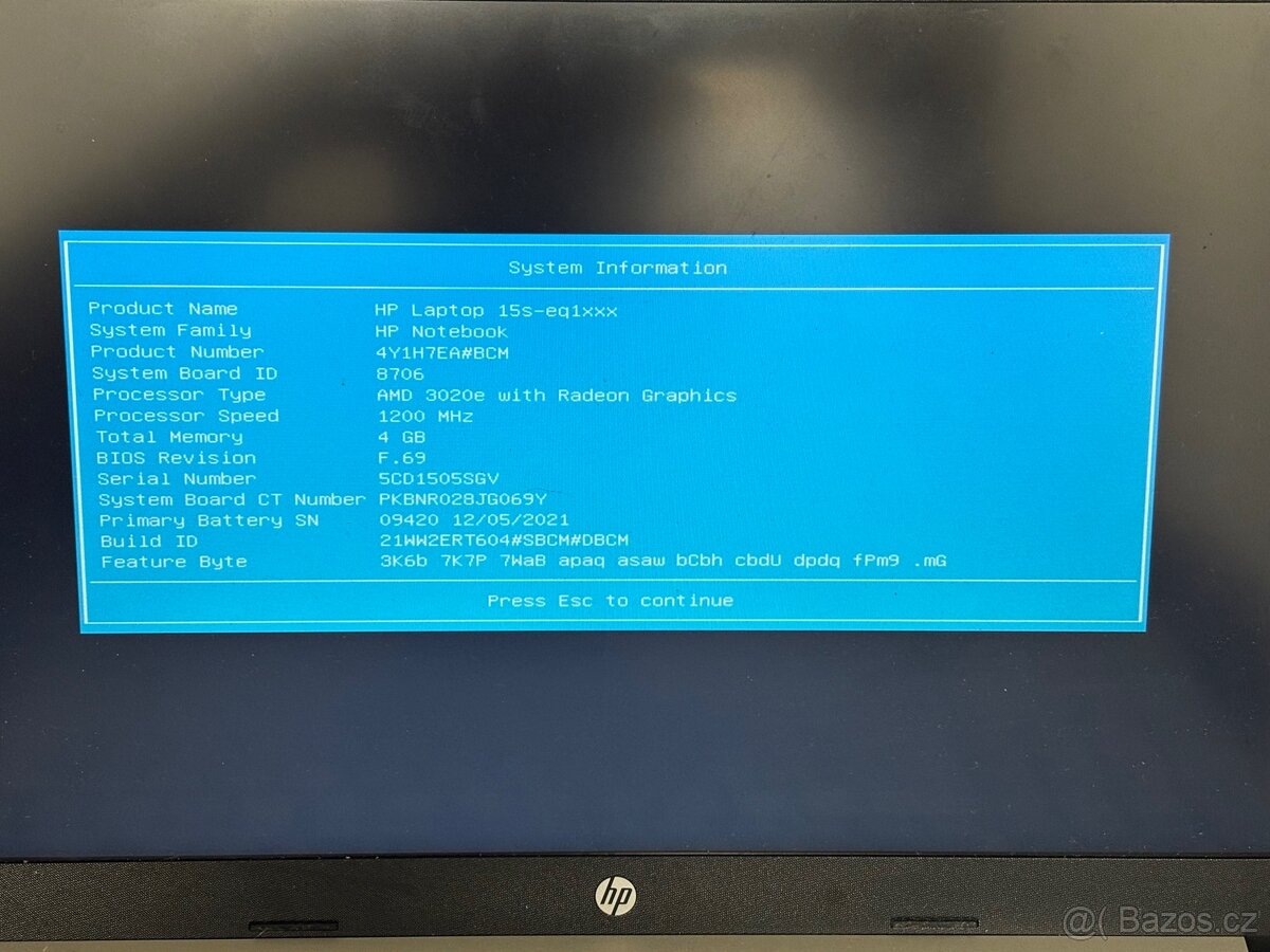 ✅ HP 15s-eq1xxx | AMD 3020e | 4GB | 500GB HDD | Windows 10 - 3