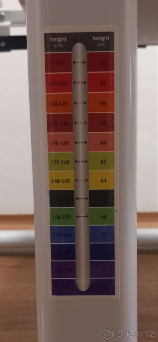 Dětský polohovací stůl s led osvětlením. - 3