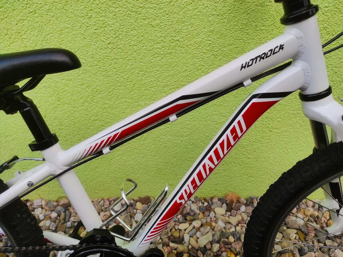 Značkové dětské kolo SPECIALIZED 20" (bílá/červená) - 3