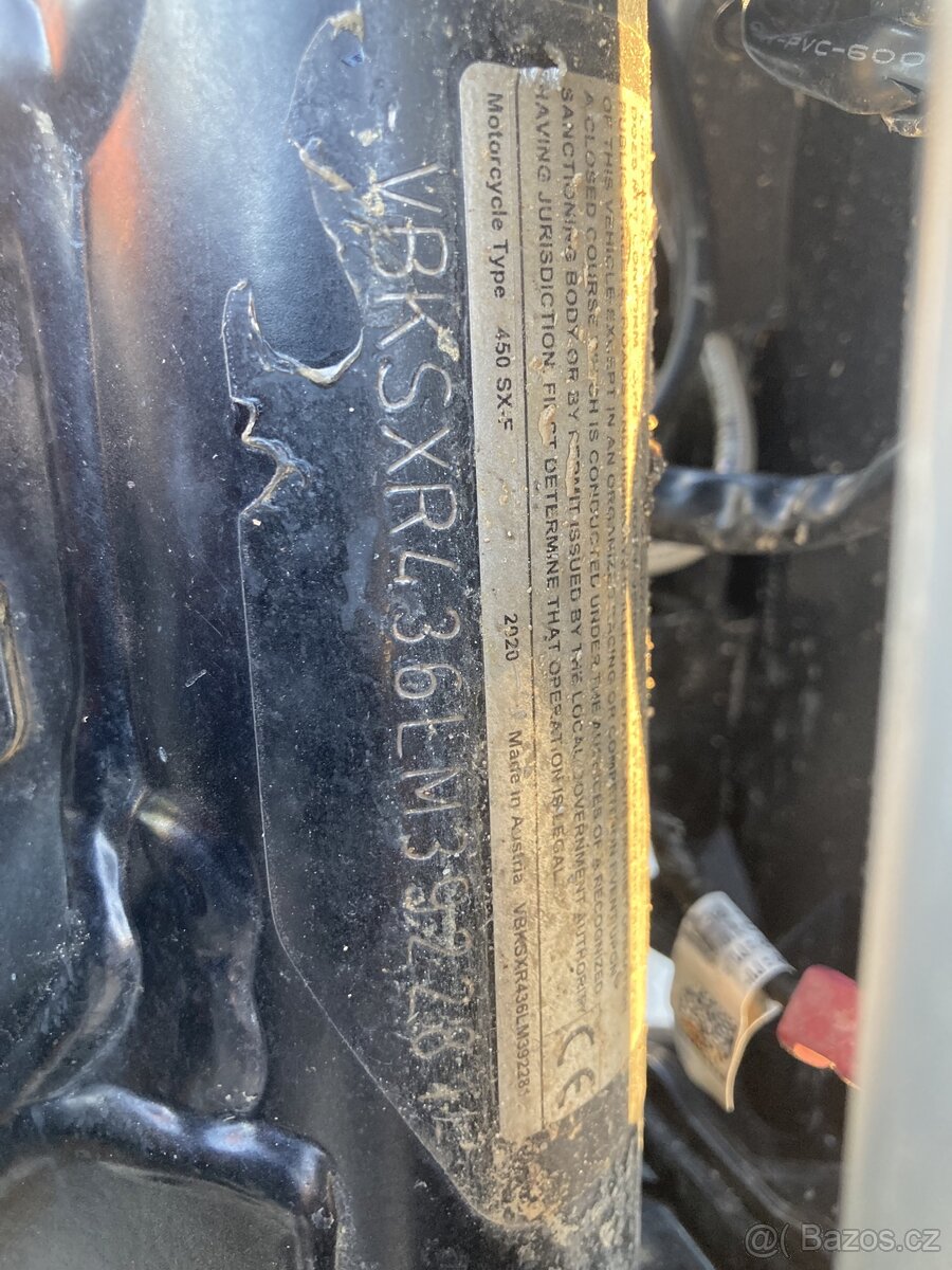 Prodám KTM 450 SXF - 3