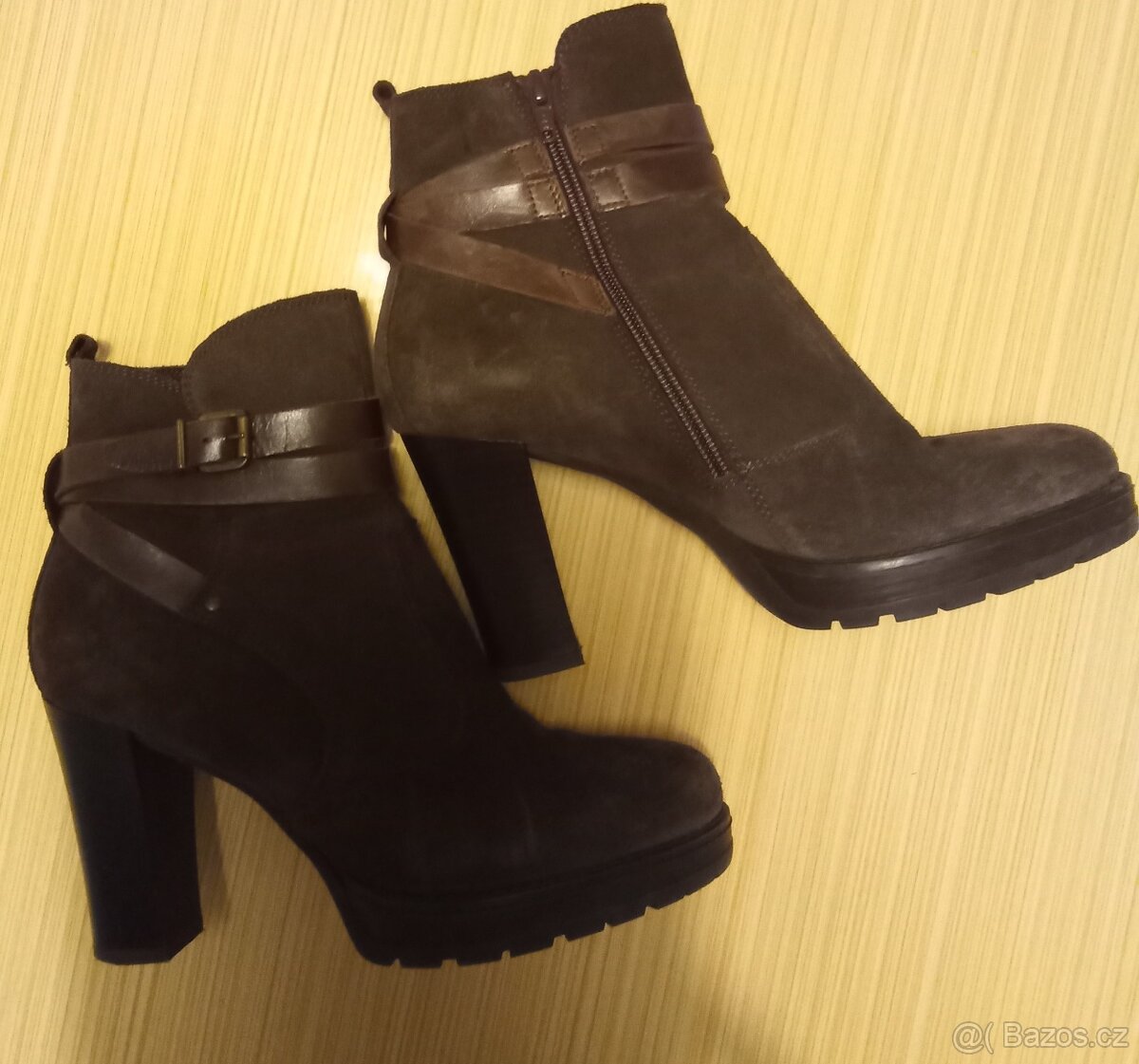 Semišové boty, velikost 38 - 3