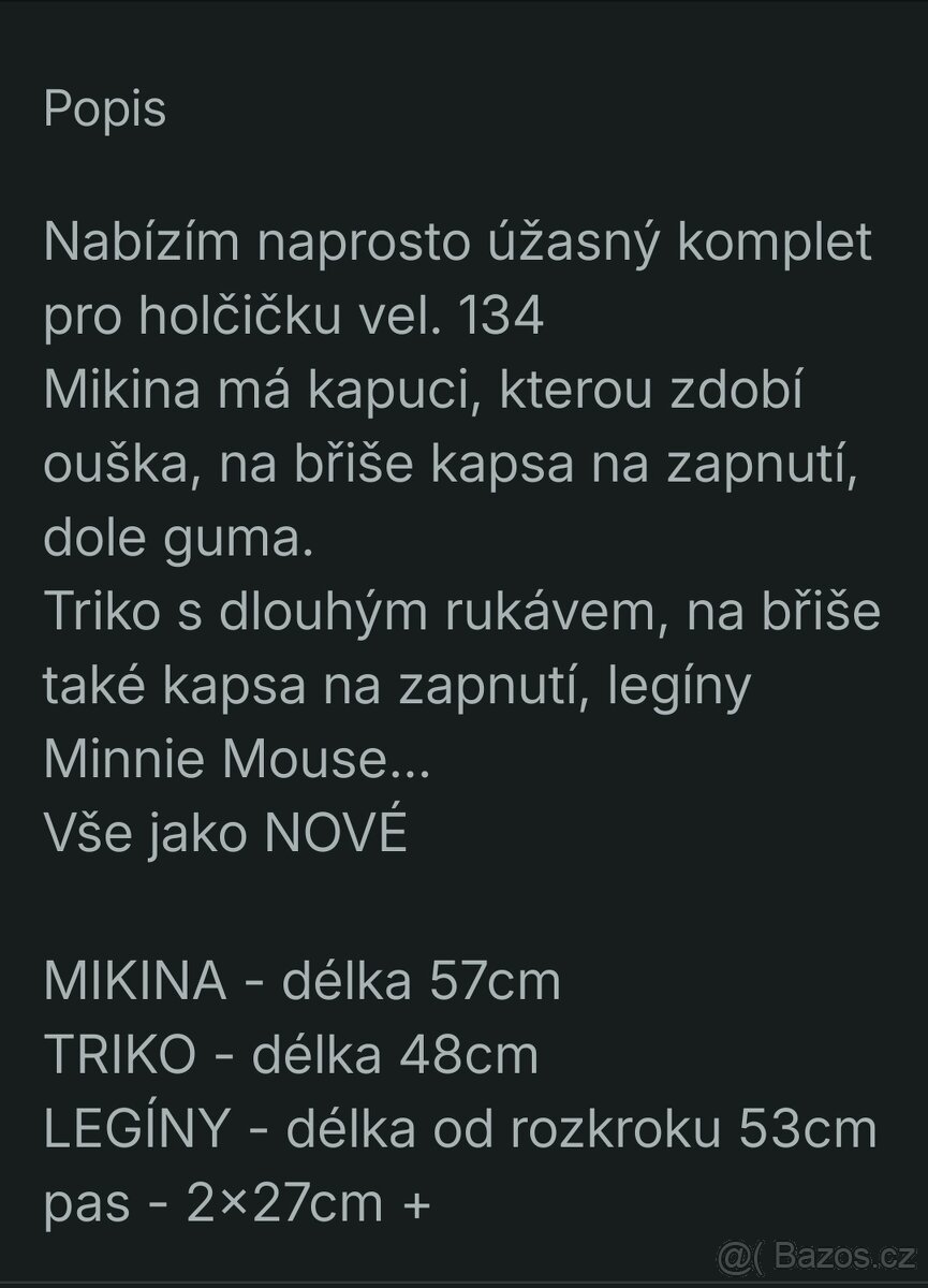 Set pro holčičku vel. - 134 - 3