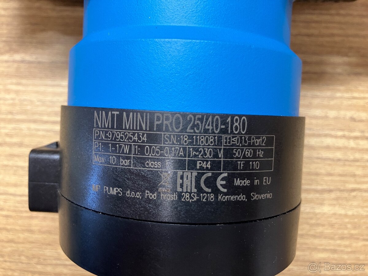 Oběhové čerpadlo NMT MINI PRO 25/40 - 180 - 3