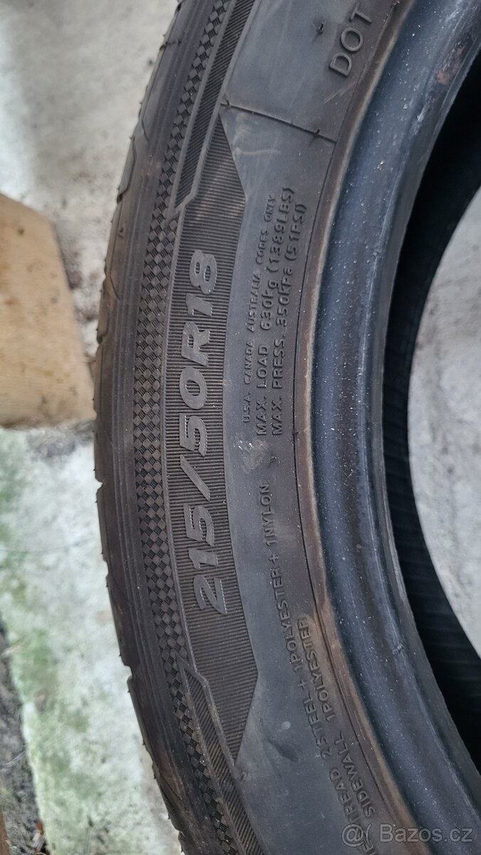 Letní pneu 215/50/R18 - 3