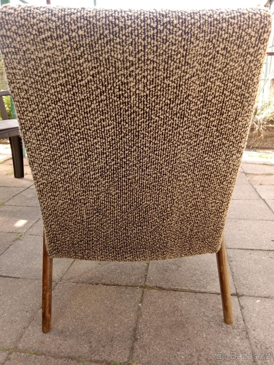 Retro dřevěné křeslo - 3